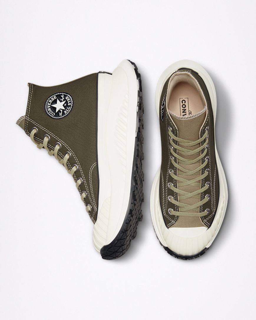 Tenisi Inalti Dama Converse Chuck 70 AT-CX Masline Verzi | RO QUN13W421